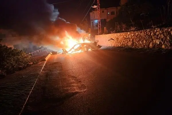 رژیم صهیونیستی به یک خودرو در لبنان، حمله پهپادی کرد