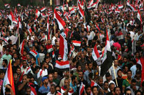 تظاهرات گسترده مردم عراق در پاسخ به فراخوان مقتدی صدر
