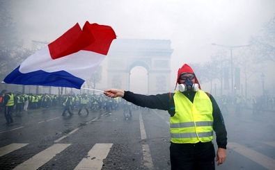 اعتراضات جلیقه زردها مجددا در پاریس برگزار شد