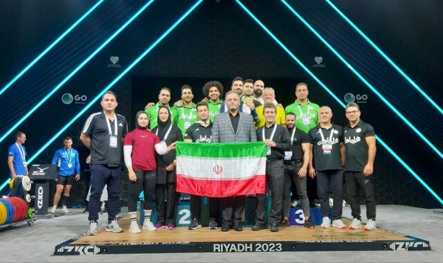 تیم وزنه‌برداری مردان ایران سوم جهان شد