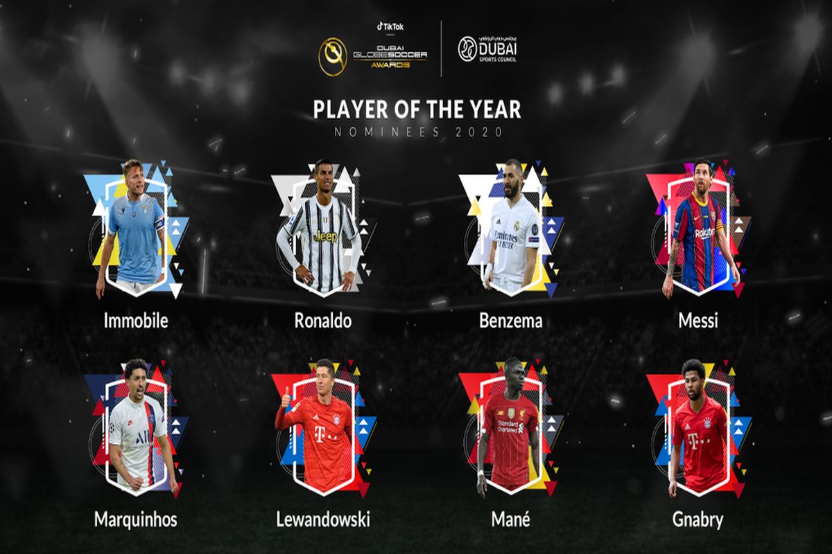 8 نامزد نهایی کسب عنوان بهترین بازیکن سال 2020 مشخص شدند/رقابت دوباره مسی با رونالدو
