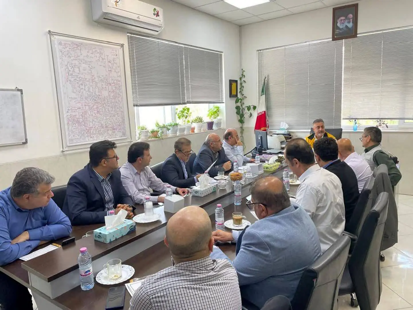 برگزاری مانور نقطه صفر در شرکت توزیع نیروی برق شیراز 