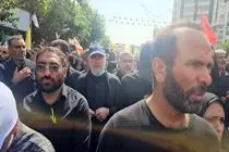 رئیس مجلس در مراسم تشییع شهدای اقتدار حضور یافت