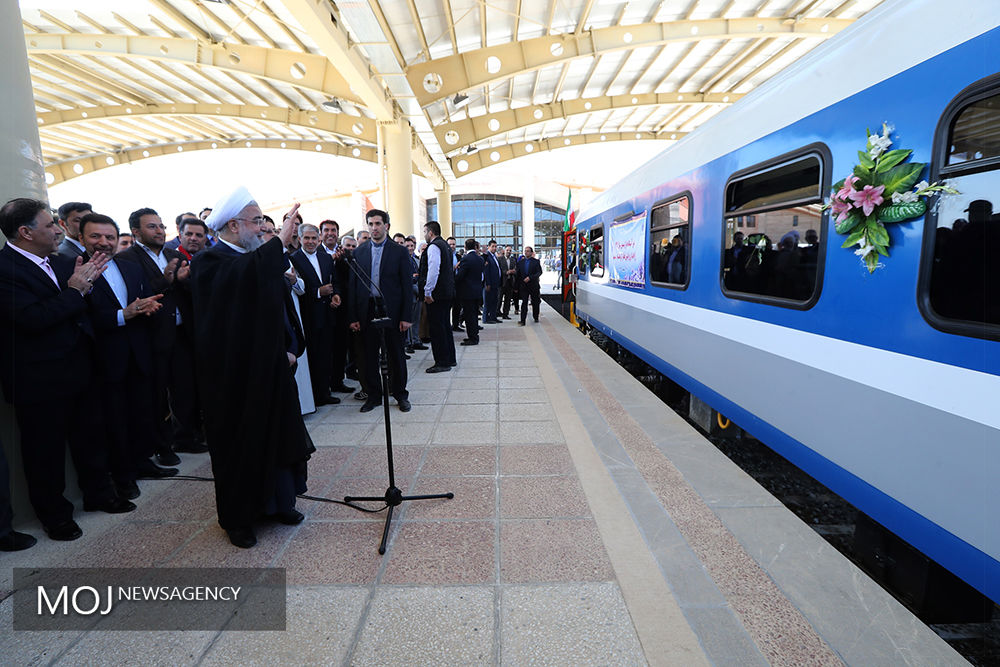  افتتاح اتصال راه آهن کرمانشاه به شبکه سراسری راه آهن کشور