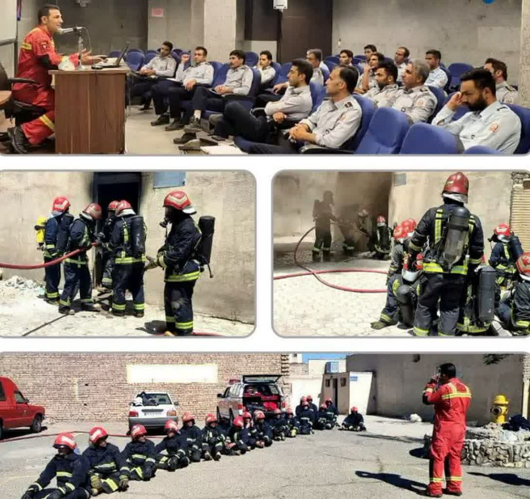 برگزاری دوره آموزش تخصصی رفتارشناسی برای آتش نشانان کاشانی