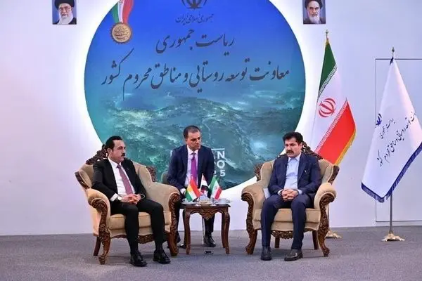 گفت‌وگوهای اقتصادی و مرزی معاون رئیس‌جمهور با استاندار اربیل اقلیم کردستان عراق