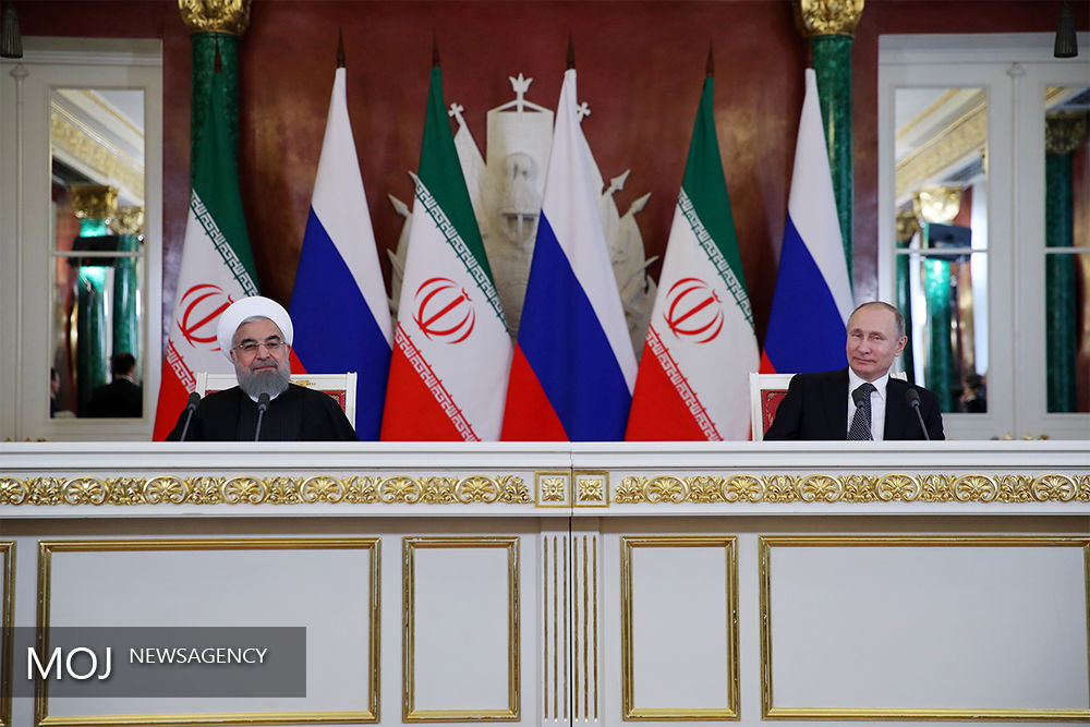 نشست خبری روسای جمهور ایران و روسیه