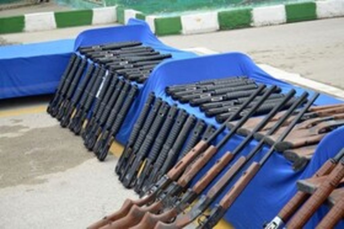 کشف ۸۹ قبضه سلاح غیرمجاز در خوزستان
