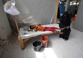 شمار قربانیان وبا در یمن از مرز 1100 نفر گذشت