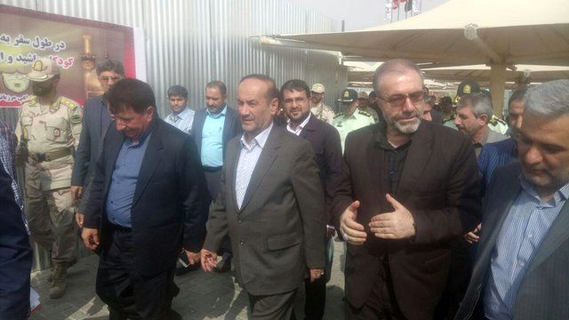 بازدید رئیس ستاد مرکزی اربعین از پایانه مرزی مهران