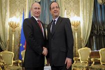 دعوت رئیس جمهور فرانسه از پوتین برای سفر به پاریس