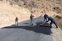 ایمنی محور شیخ محمود – سرچاه با ۴۰ تن آسفالت ارتقا یافت