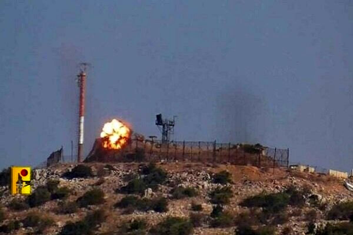 حزب الله لبنان ۳ پایگاه نظامی اشغالگران صهیونیست را هدف قرار داد