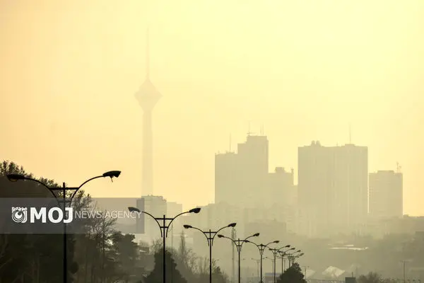 هوای تهران نارنجی و نفس‌گیر شد