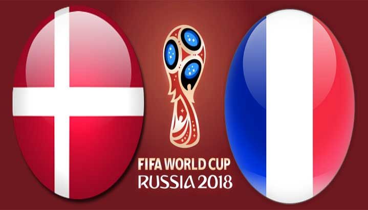 ساعت بازی دانمارک و فرانسه در جام جهانی