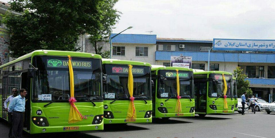 نخستین خط ویژه اتوبوس در کلانشهر رشت افتتاح شد