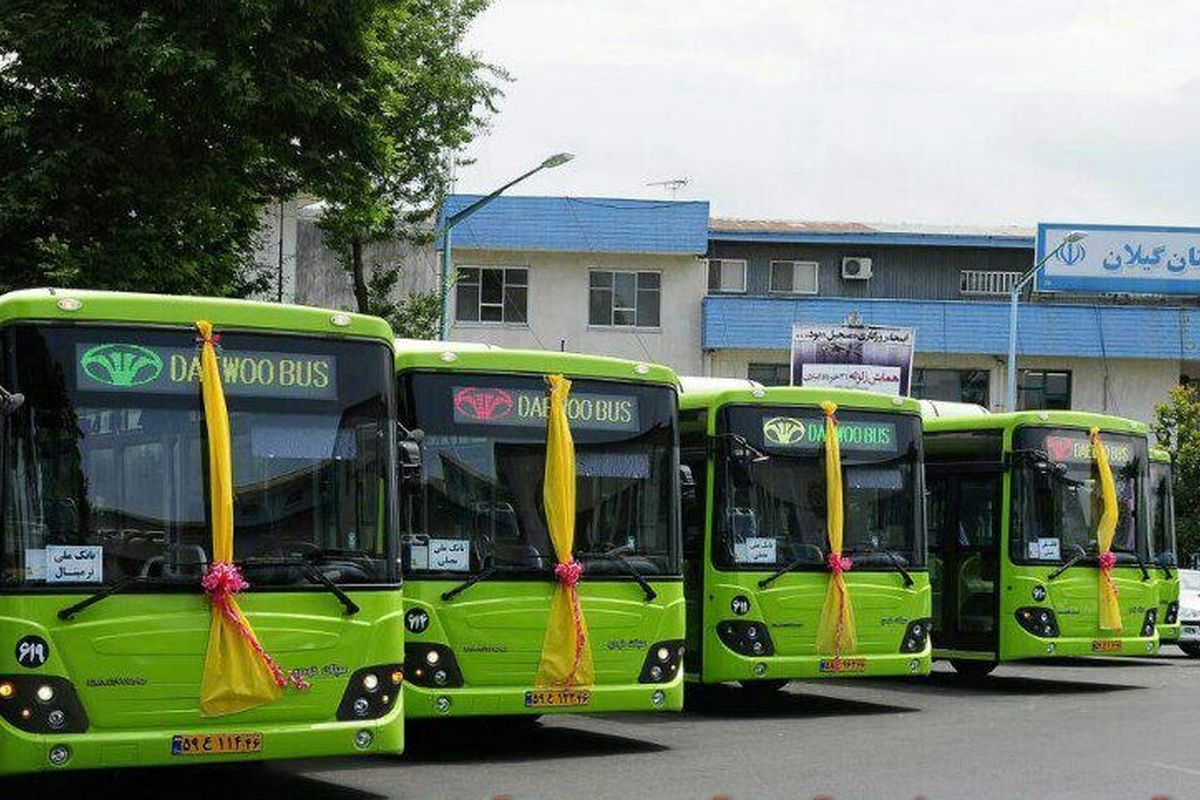 نخستین خط ویژه اتوبوس در کلانشهر رشت افتتاح شد
