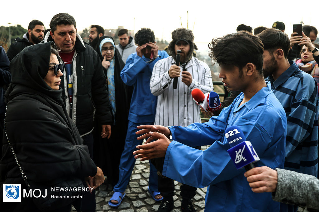 بازسازی صحنه قتل در بوستان نهج البلاغه تهران