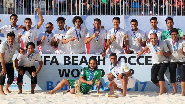 فوتبال ساحلی ایران در رده دوم جهان