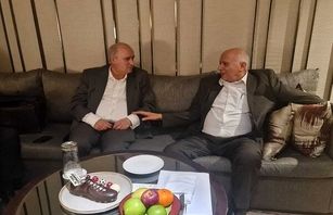 مهدی تاج با رئیس فدراسیون فلسطین دیدار کرد