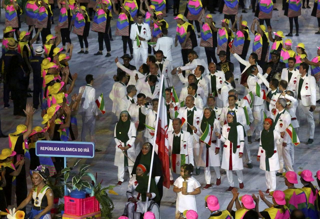رژه ورزشکاران المپیکی ایران در قلب ریو