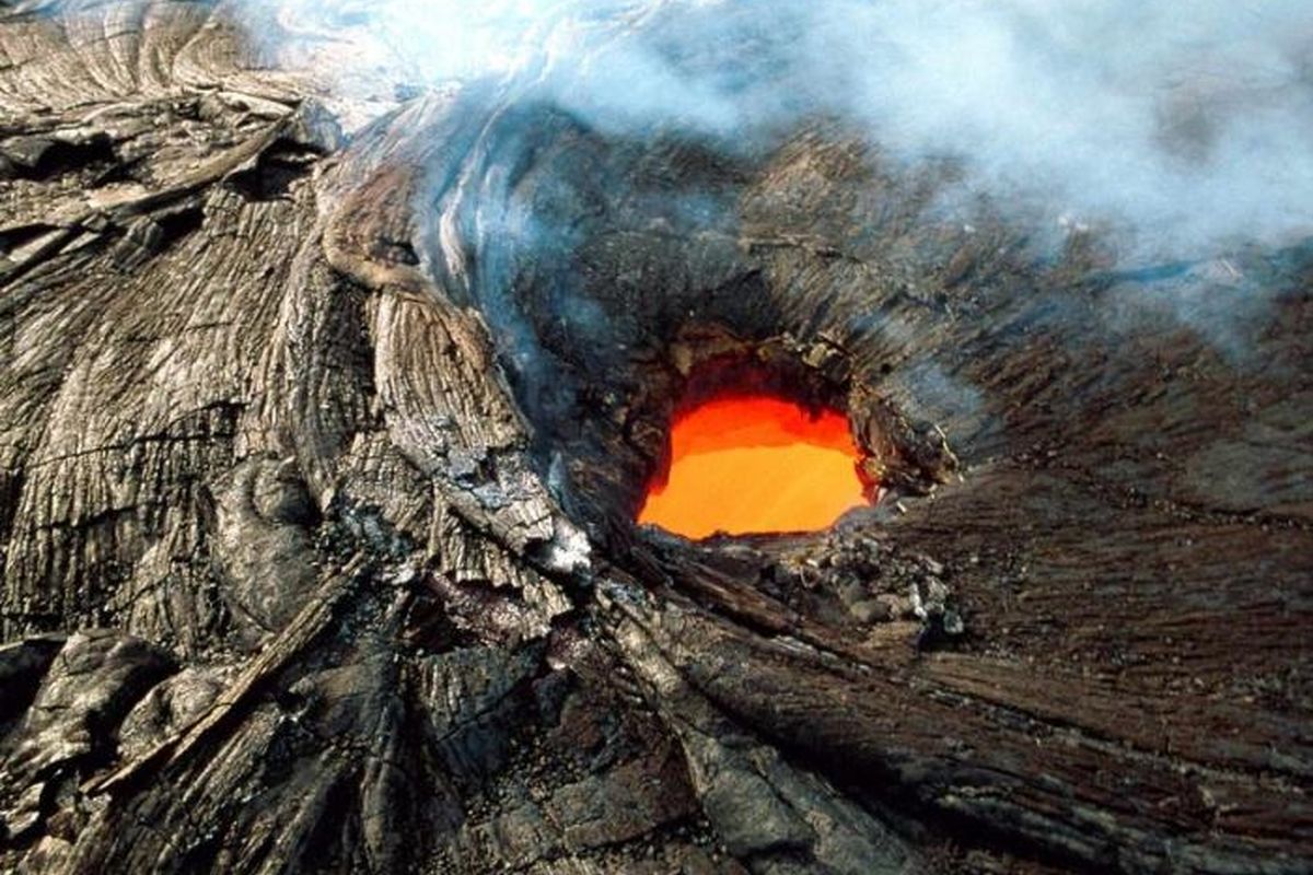 آتشفشان جزیره هاوایی آمریکا