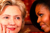 انتخابات آمریکا / حمایت تمام و کمال همسر اوباما از هیلاری کلینتون