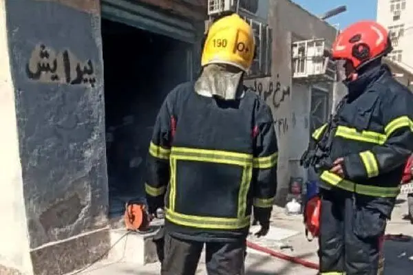 آتش‌سوزی در آرایشگاه مردانه بندرعباس مهار شد