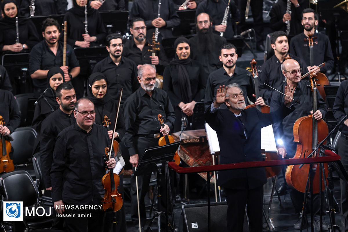 شبی که ارکستر موسیقی ملی ایران به یاد شهدای حادثه تروریستی کرمان نواخت