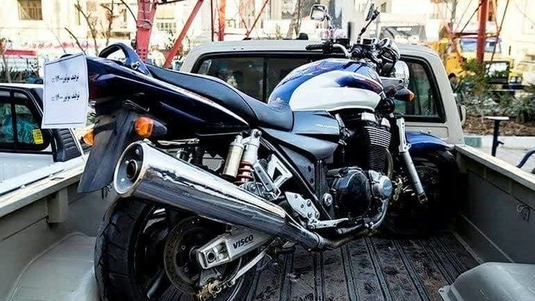 جریمه ۴ میلیاردی برای قاچاق موتور سیکلت در قزوین