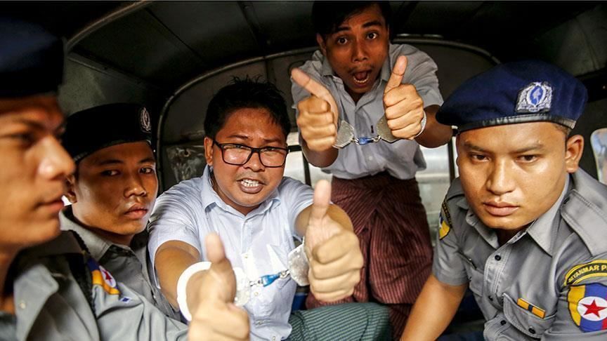 خبرنگاران زندانی خبرگزاری رویترز در میانمار آزاد شدند