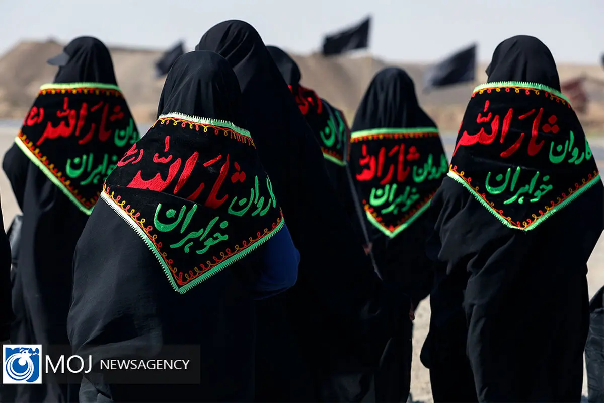 زائران پیاده در مسیر حرم امام رضا (ع)