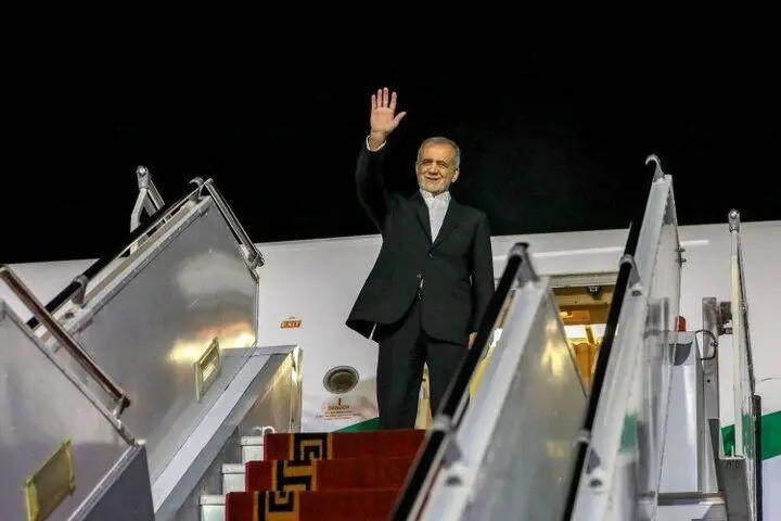 پزشکیان اصفهان را به مقصد تهران ترک کرد