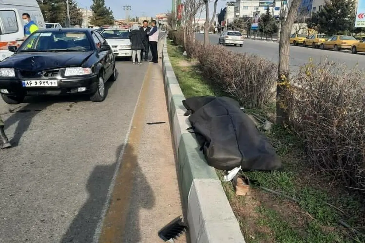 تصادف مرگبار عابرپیاده در بزرگراه آزادگان پایتخت