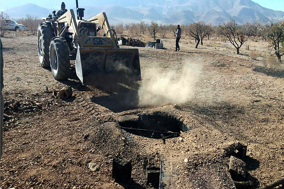 عملیات انسداد ۱۰۷ حلقه چاه غیرمجاز در شهرستان‌های منطقه سبزوار