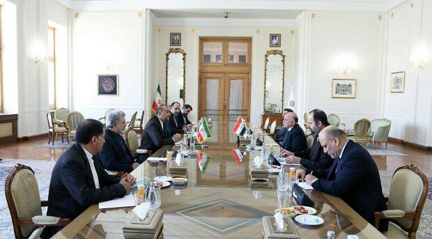 دیدار وزیر خارجه عراق با امیر عبداللهیان در ساختمان وزارت خارجه