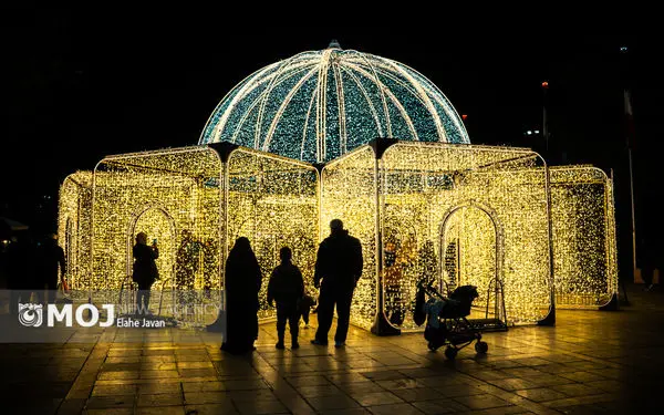 جشنواره نور تهران در پارک ملت