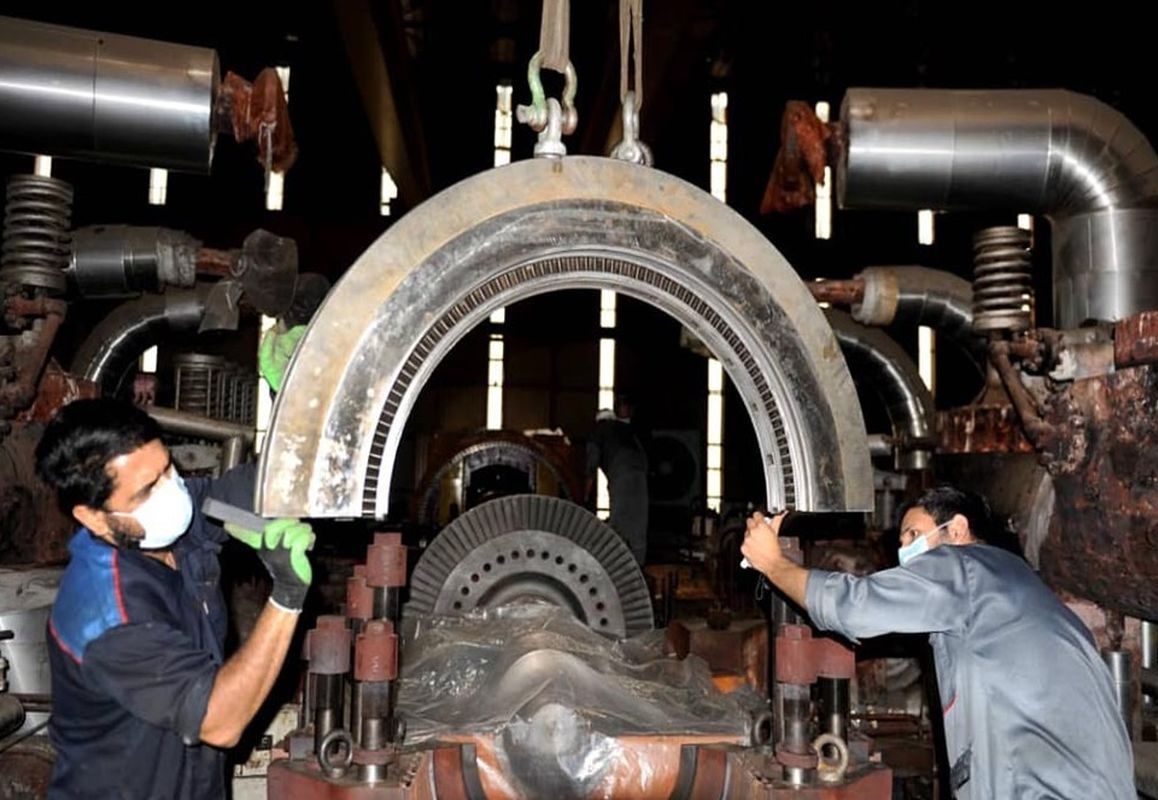 ساخت و بازسازی ۲۰۰ قطعه تخصصی در نیروگاه بندرعباس