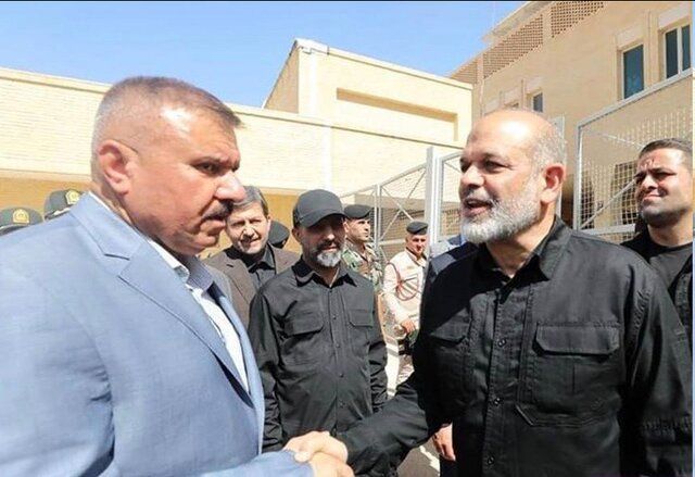 دیدار وزیر کشور با وزیر کشور عراق در مرز خسروی