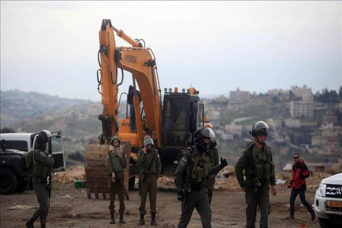 رژیم صهیونیستی 4 خانه فلسطینی را در کرانه باختری تخریب کرد