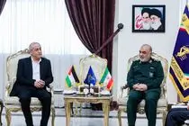 جمیل مزهر با سردار سلامی دیدار کرد