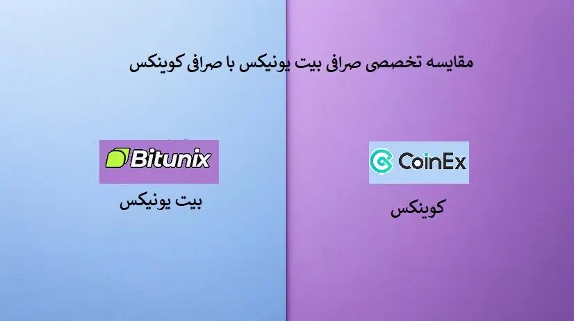 مقایسه حرفه ای سایت صرافی بیت یونیکس bitunix با کوینکس برای ایرانیان