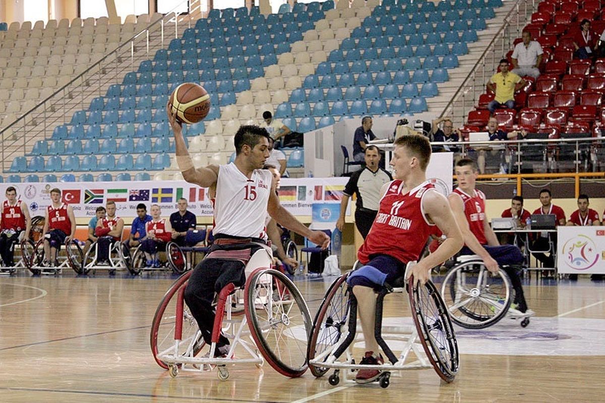 تیم بسکتبال با ویلچر ایران مقابل هلند شکست خورد