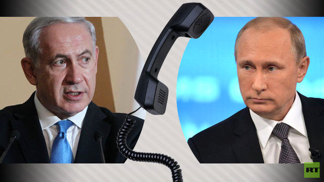 گفتگوی تلفنی پوتین و نتانیاهو در مورد حملات آمریکا به سوریه