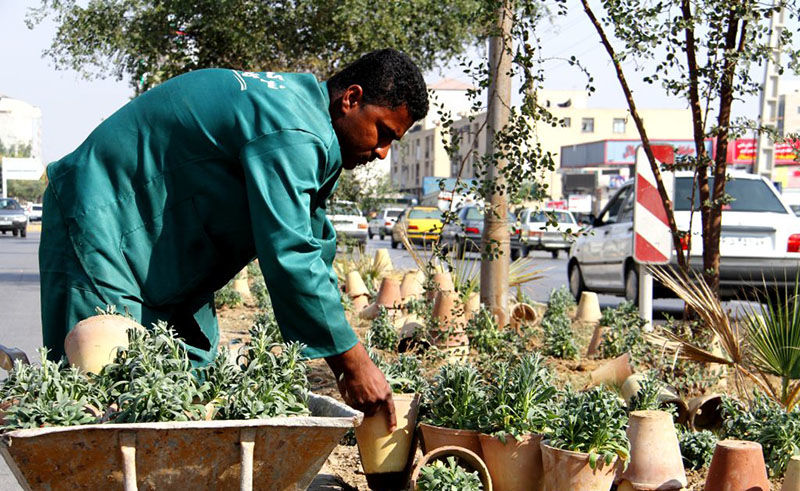 کاشت بیش از 30 هزار اصله نهال و گل در اردبیل