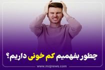 اینفوگرافیک/چطور بفهمیم کم خونی داریم؟