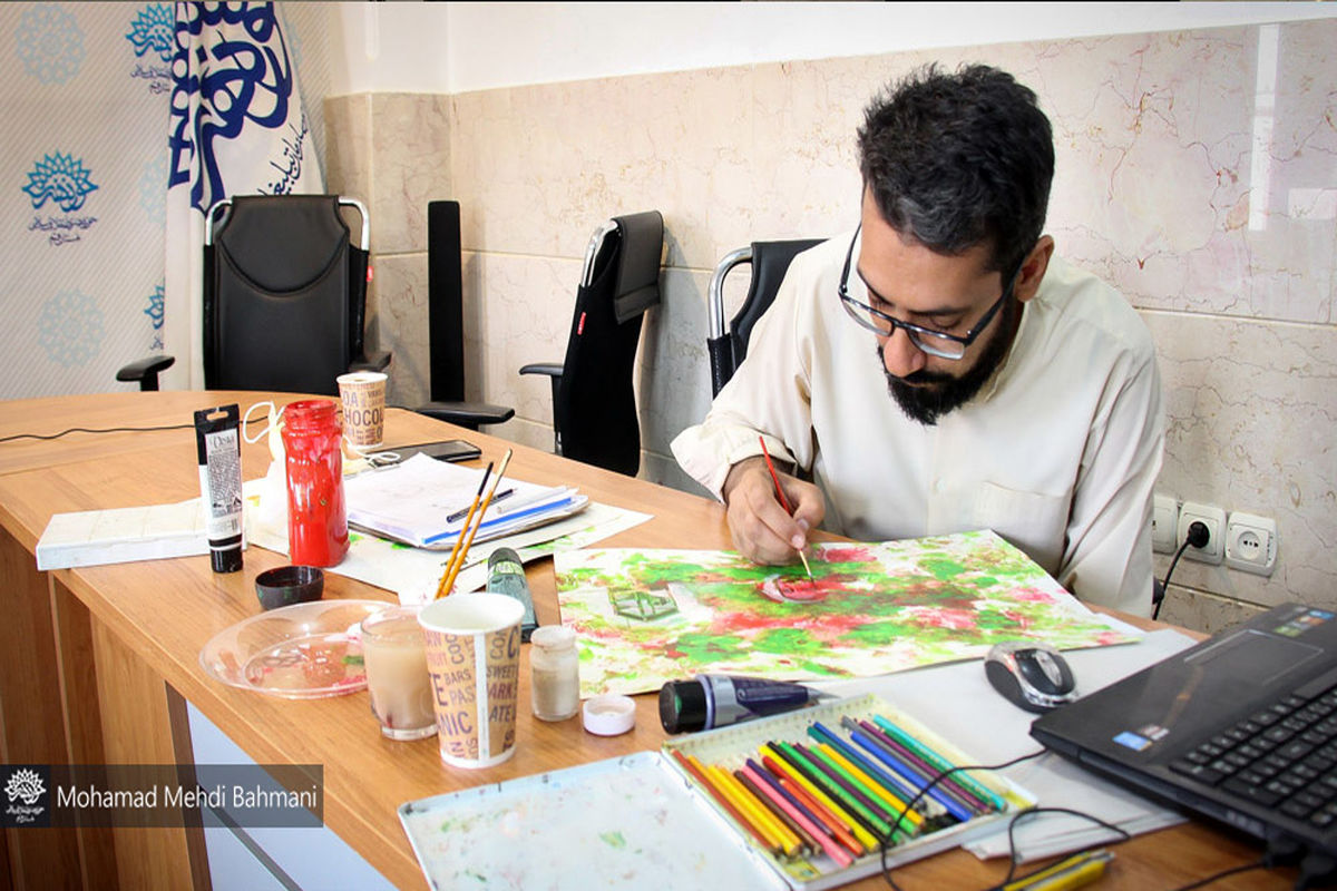کارگاه تصویرسازی هنر انقلاب اسلامی در قم برگزار شد