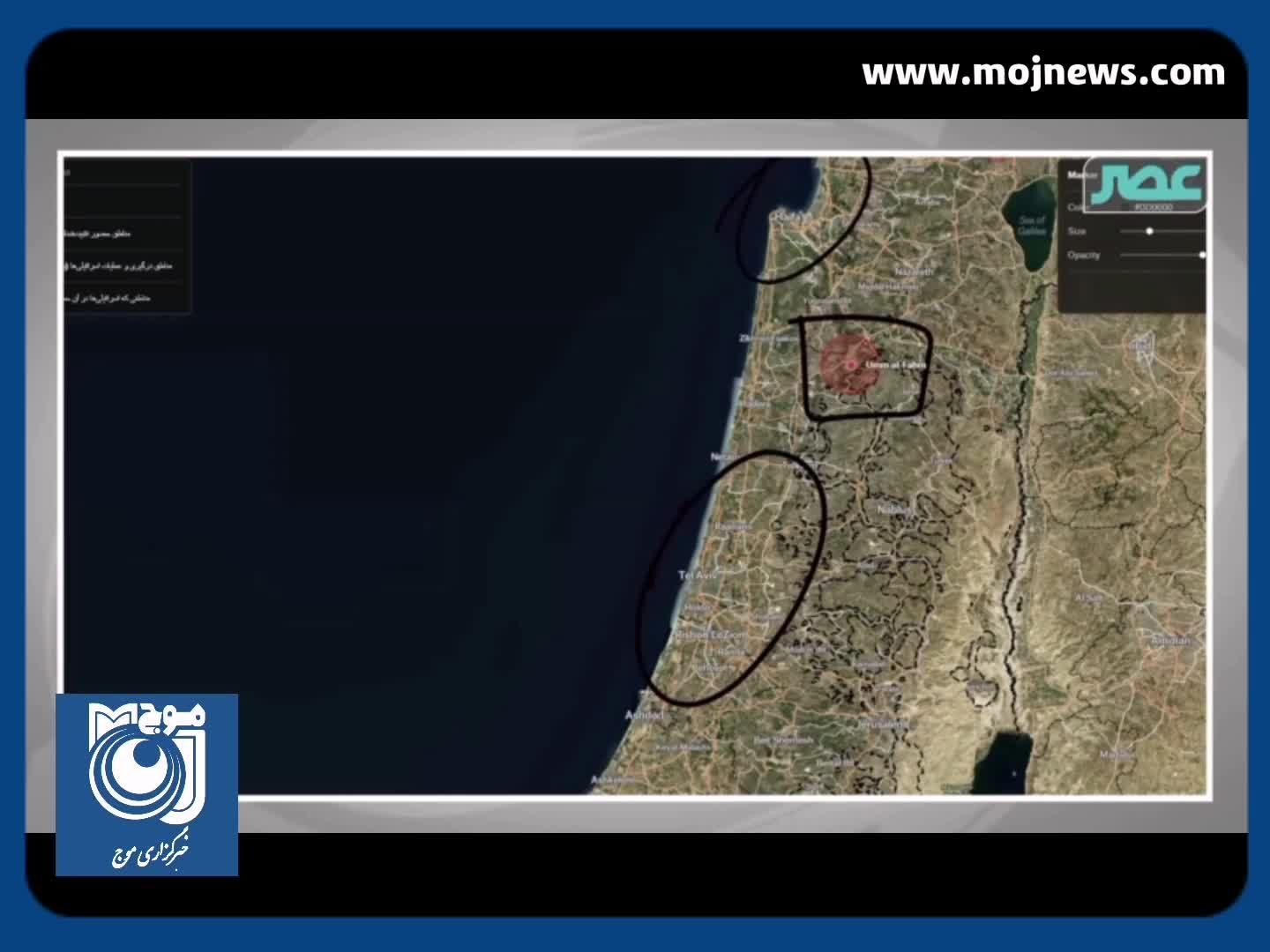 ایران کدام نقاط اسرائیل را مورد حمله قرار داده است؟ + فیلم