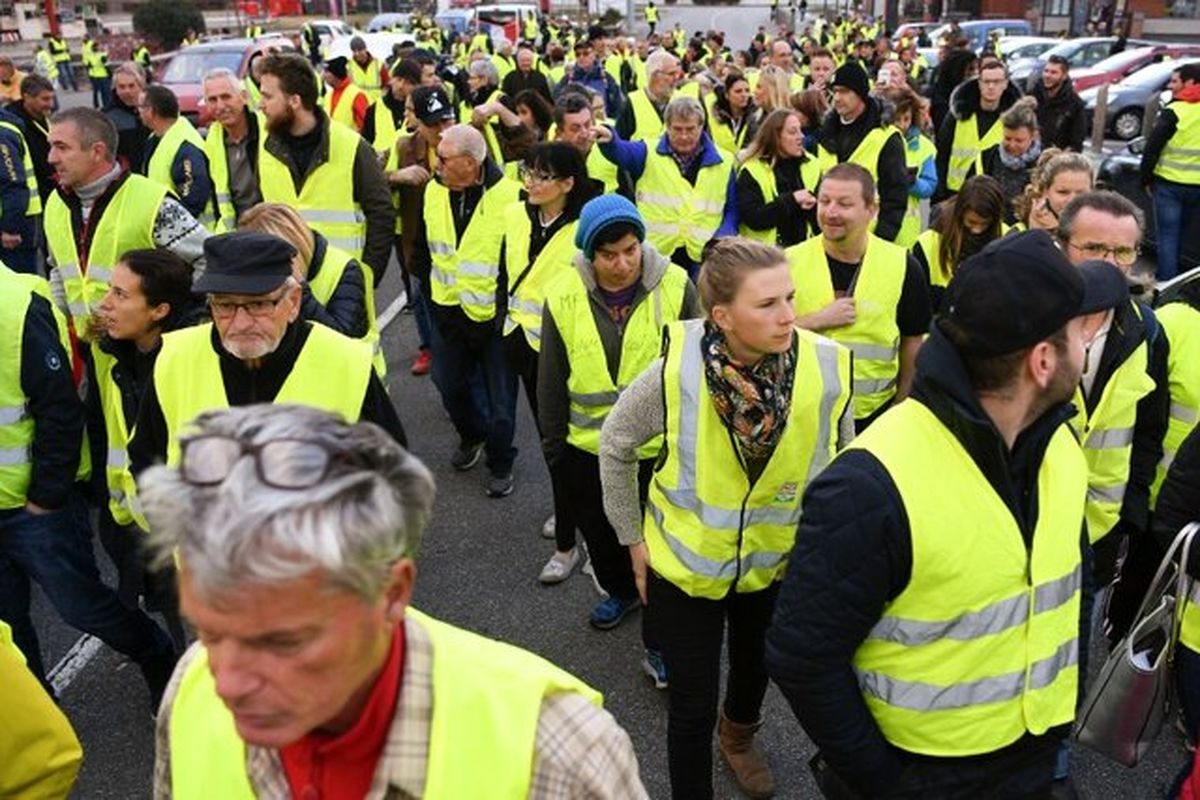 ادامه تظاهرات جلیقه زردها در فرانسه
