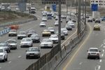 آزادراه قزوین - کرج - تهران در ترافیک سنگین است